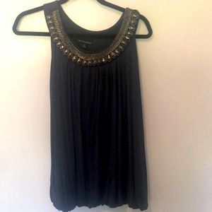 Amazing Navy Cynthia Rowley Tank/Sleeveless Top